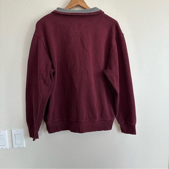 SOLD (DP) VINTAGE quarter zip pullover sweatshirt - Picture 2 of 3